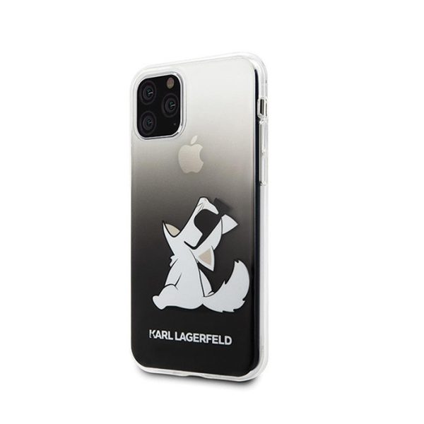 Ovitek Karl Lagerfeld iPhone 11 Pro Choupette Fun črna