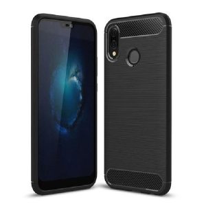 Zaščitni ovitek Carbon Huawei P20 Lite črn