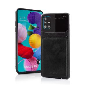 Zaščitni ovitek SLIM LEATHER usnjen črn