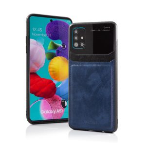 Zaščitni ovitek SLIM LEATHER usnjen temno modra