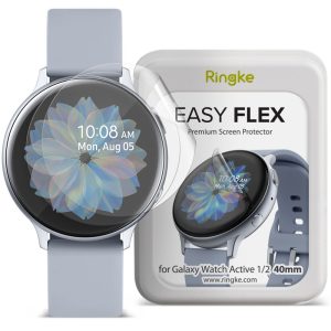 Zaščitna folija za uro Samsung Galaxy Watch Active 1/2 40mm RINGKE Easy Flex 3kos