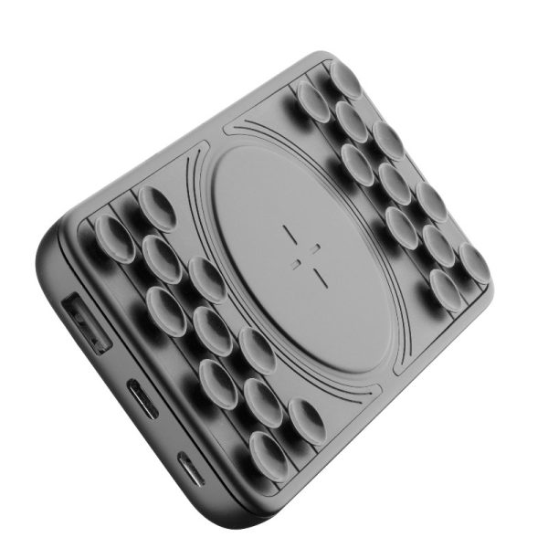 OCTOPUS Prenosna baterija Wireless 10000 mAh črna