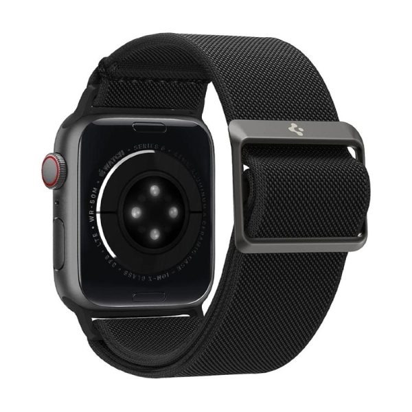 Pašček Spigen Lite Fit za Apple Watch pametno uro - 2 / 3 / 4 / 5 / 6 / SE 42 / 44 mm črna