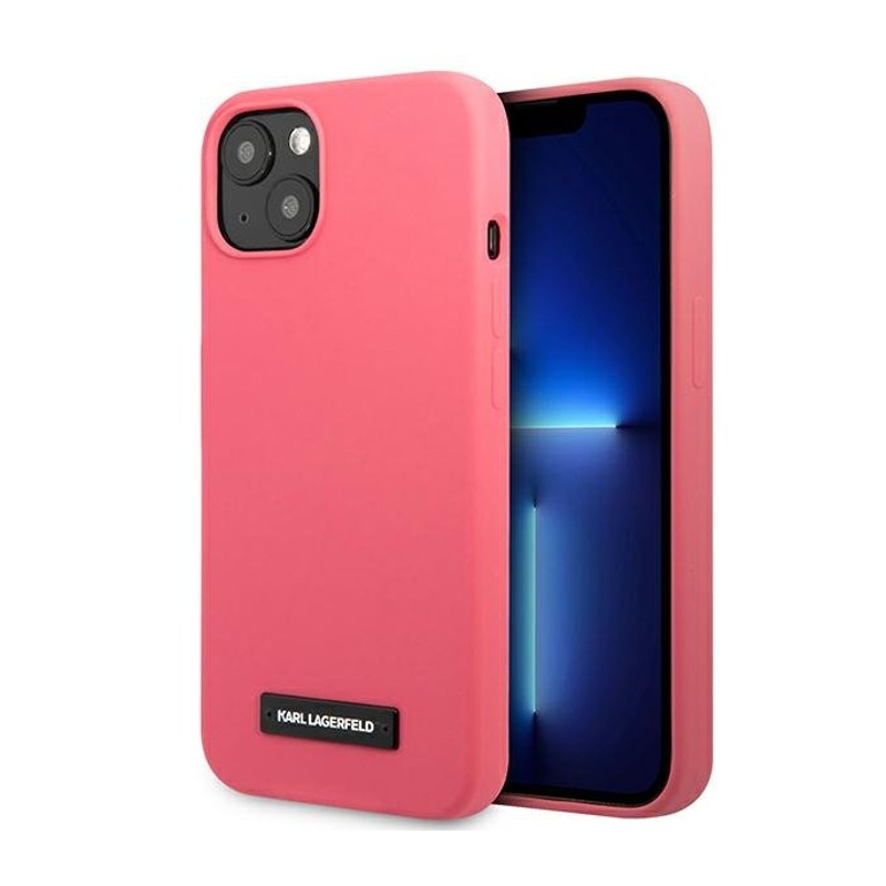 Ovitek Karl Lagerfeld iPhone 13 Pro Max Fuchsia Rdeča