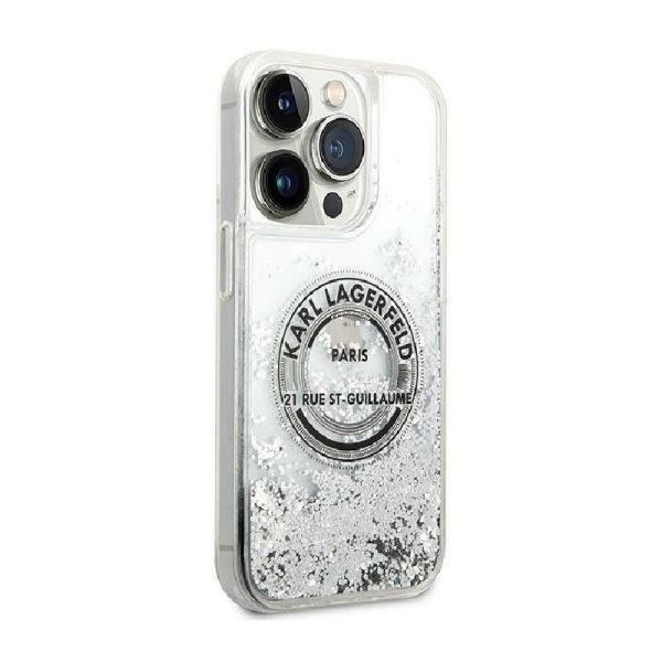 Ovitek Karl Lagerfeld iPhone 13 Pro Max RSG Silver Srebrna