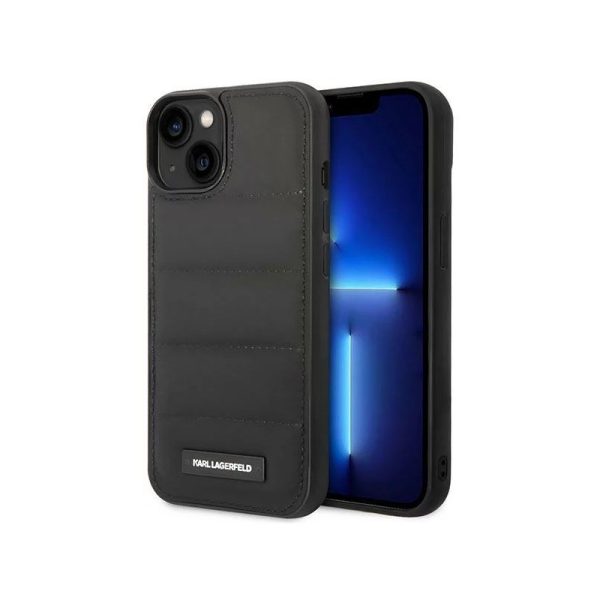 Ovitek Karl Lagerfeld Puffy iPhone 14 Pro Black Črna