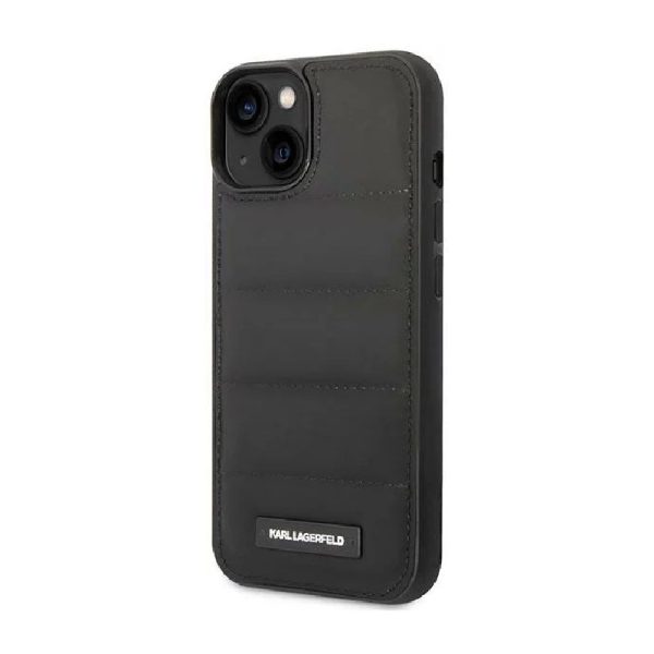 Ovitek Karl Lagerfeld Puffy iPhone 14 Pro Black Črna