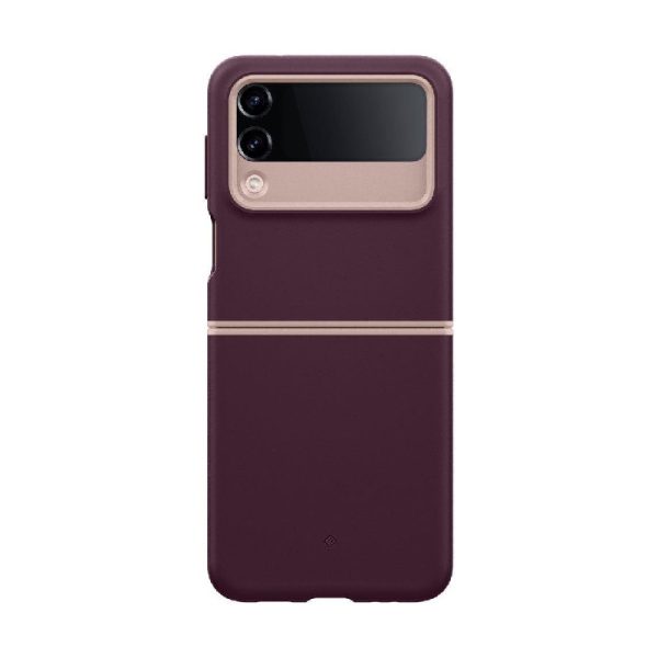 Ovitek Spigen Caseology Nano Pop za Samsung Galaxy Flip4 Burgundy Bean Bordo