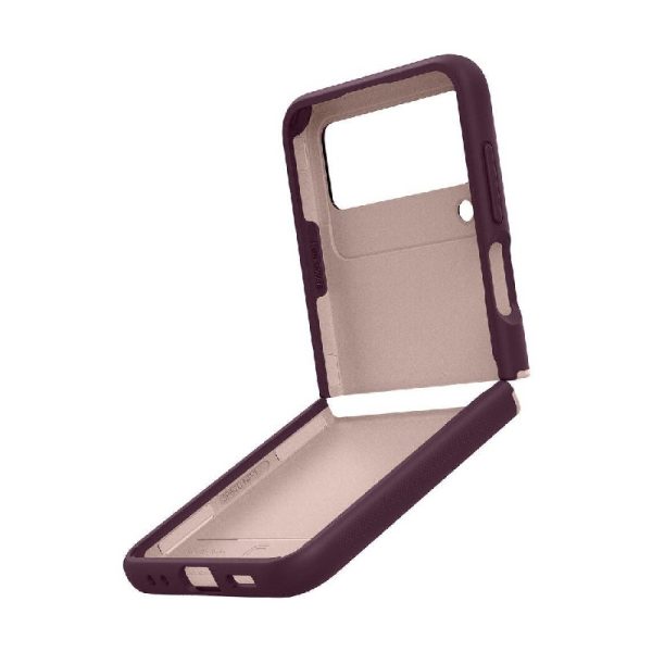 Ovitek Spigen Caseology Nano Pop za Samsung Galaxy Flip4 Burgundy Bean Bordo