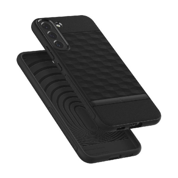 Ovitek Spigen Caseology Parallax za Samsung Galaxy S22 Matte Black Črna