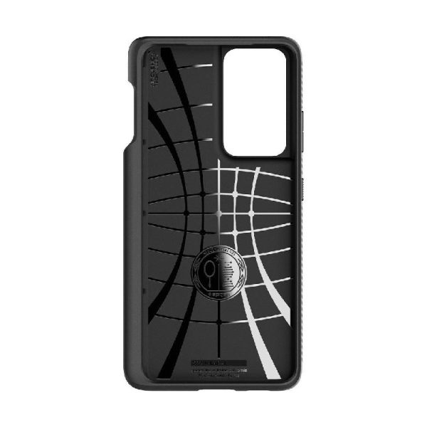 Ovitek Spigen Liquid Air Pen za Samsung Galaxy S21 Ultra Matte Black Črna