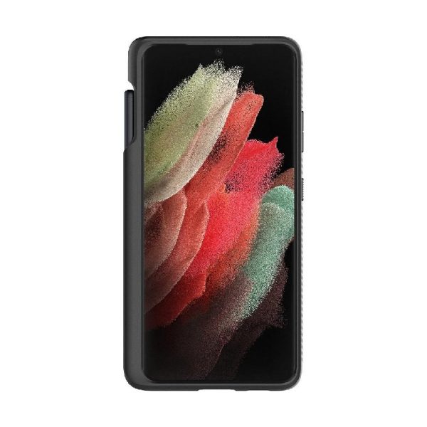 Ovitek Spigen Liquid Air Pen za Samsung Galaxy S21 Ultra Matte Black Črna