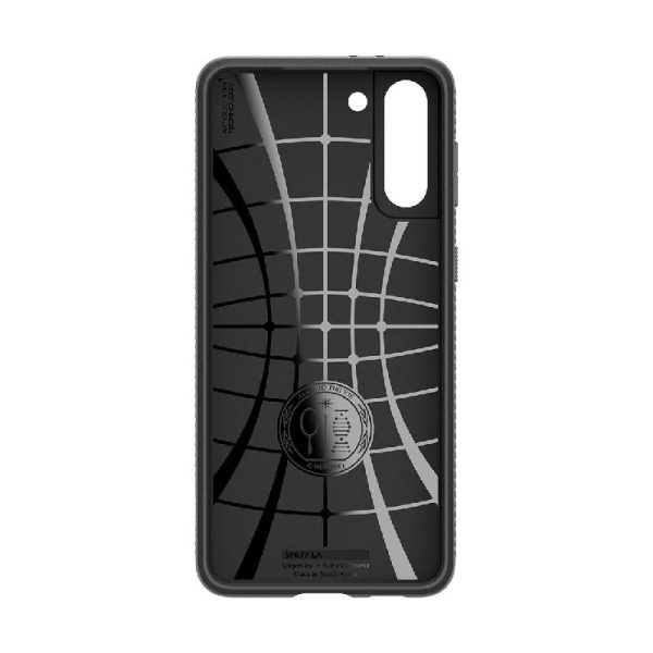 Ovitek Spigen Liquid Air za Samsung Galaxy S21 Matte Black Črna