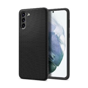 Ovitek Spigen Liquid Air za Samsung Galaxy S21 Matte Black Črna