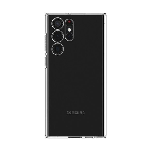 Ovitek Spigen Liquid Crystal Clear za Samsung Galaxy S22 Ultra - prozoren
