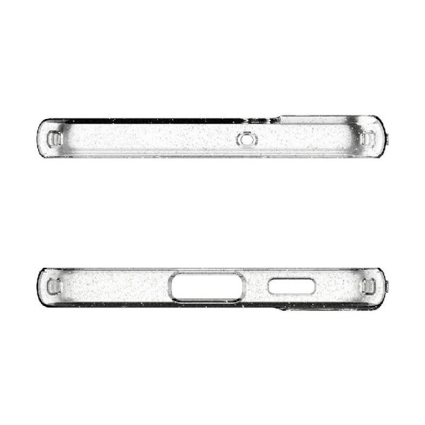 Ovitek Spigen Liquid Glitter Crystal za Samsung Galaxy S22 - prozoren