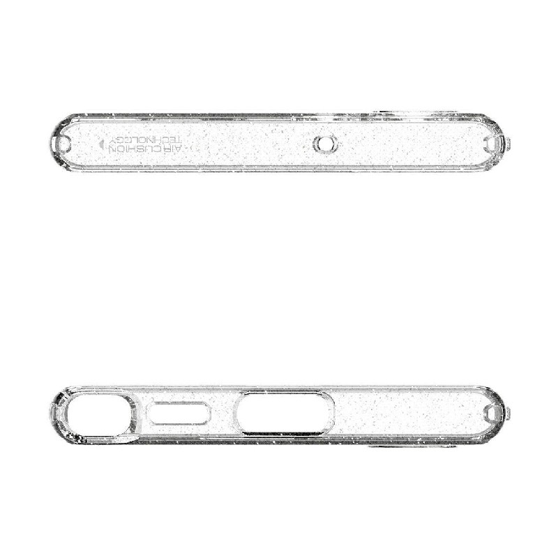 Ovitek Spigen Liquid Glitter Crystal za Samsung Galaxy S22 Ultra - prozoren