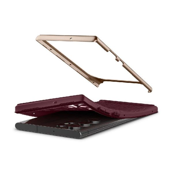 Ovitek Spigen Neo Hybrid za Samsung Galaxy S22 Ultra Burgundy Bordo