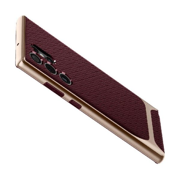 Ovitek Spigen Neo Hybrid za Samsung Galaxy S22 Ultra Burgundy Bordo