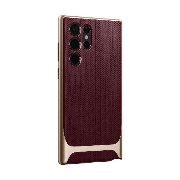 Ovitek Spigen Neo Hybrid za Samsung Galaxy S22 Ultra Burgundy Bordo