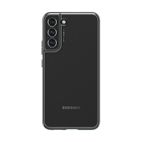 Ovitek Spigen Optik Crystal za Samsung Galaxy S22 Chrome Gray Prozorna