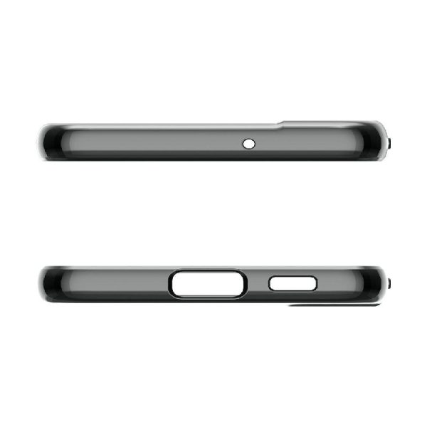 Ovitek Spigen Optik Crystal za Samsung Galaxy S22 Chrome Gray Prozorna