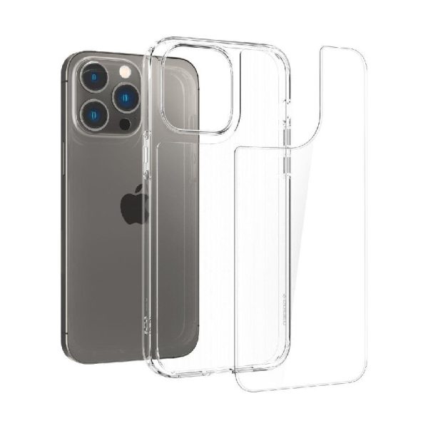 Ovitek Spigen Quartz Hybrid Iphone 14 Pro Max Crystal Clear Prozorna