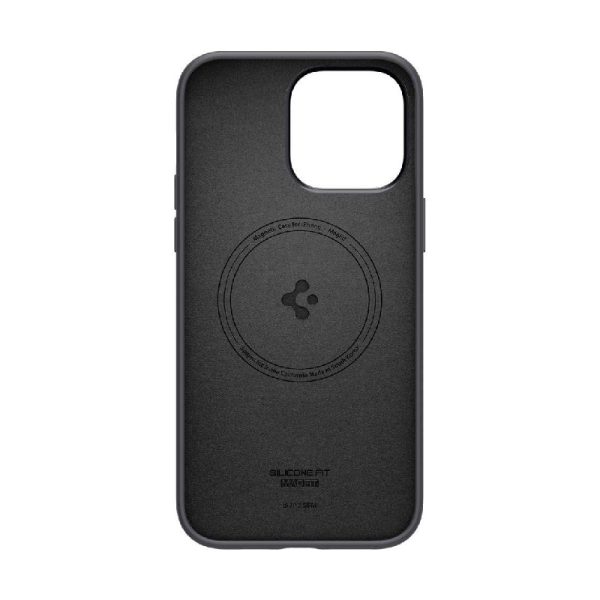 Ovitek Spigen Silicone Fit MagSafe iPhone 14 Pro Max Black Črna