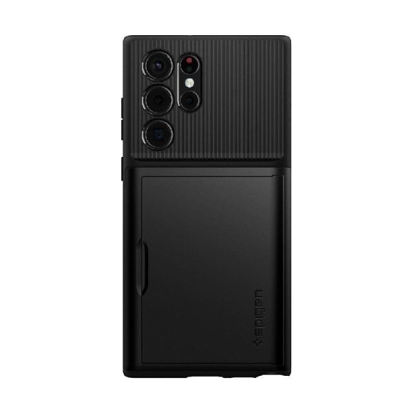 Ovitek Spigen Slim Armor CS za Samsung Galaxy S22 Ultra Black Črna