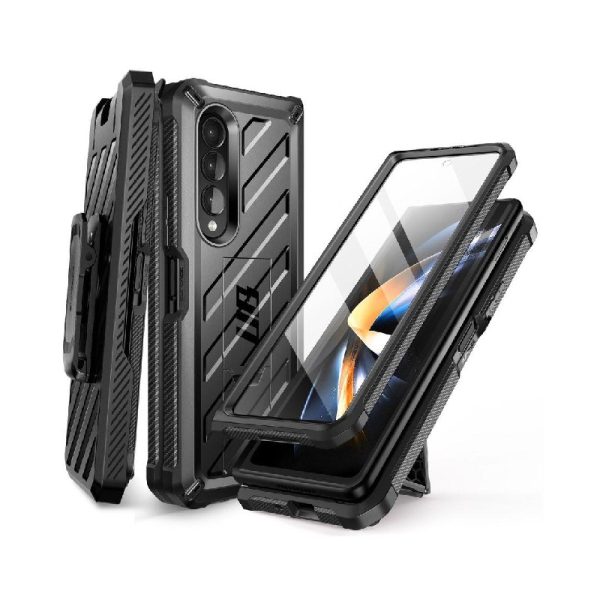 Ovitek Spigen Supcase Unicorn Beetle za Samsung Galaxy Z Fold4 Black Črna