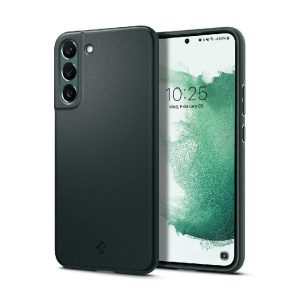 Ovitek Spigen Thin Fit za Samsung Galaxy S22 Plus Abyss Green Zelena