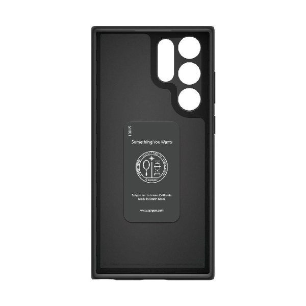 Ovitek Spigen Thin Fit za Samsung Galaxy S22 Ultra Black Črna