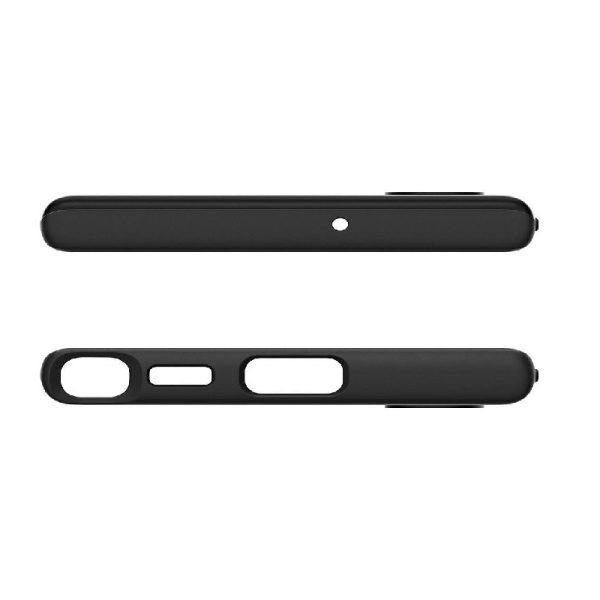 Ovitek Spigen Thin Fit za Samsung Galaxy S22 Ultra Black Črna