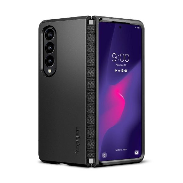 Ovitek Spigen Tough Armor za Samsung Galaxy Fold4 Black Črna