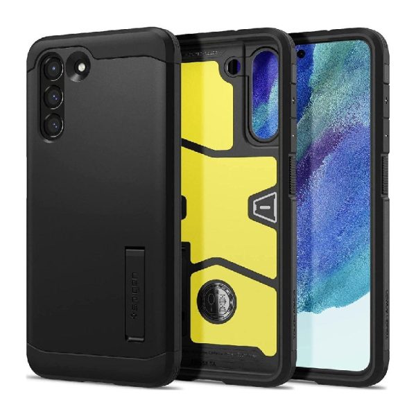 Ovitek Spigen Tough Armor za Samsung Galaxy S21 FE Ultra Black Črna