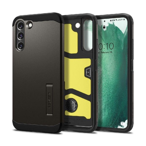 Ovitek Spigen Tough Armor za Samsung Galaxy S22 Plus Gray Siva