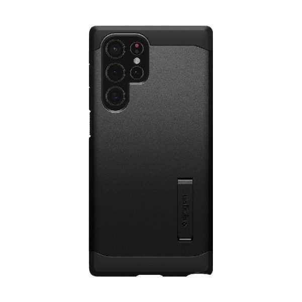 Ovitek Spigen Tough Armor za Samsung Galaxy S22 Ultra Black Črna