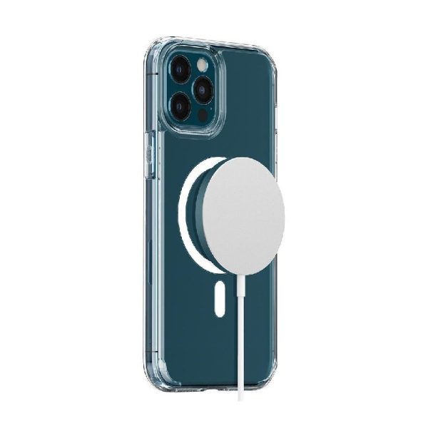 Ovitek Spigen Ultra Hybrid MagSafe White iPhone 12 Pro Max Prozoren
