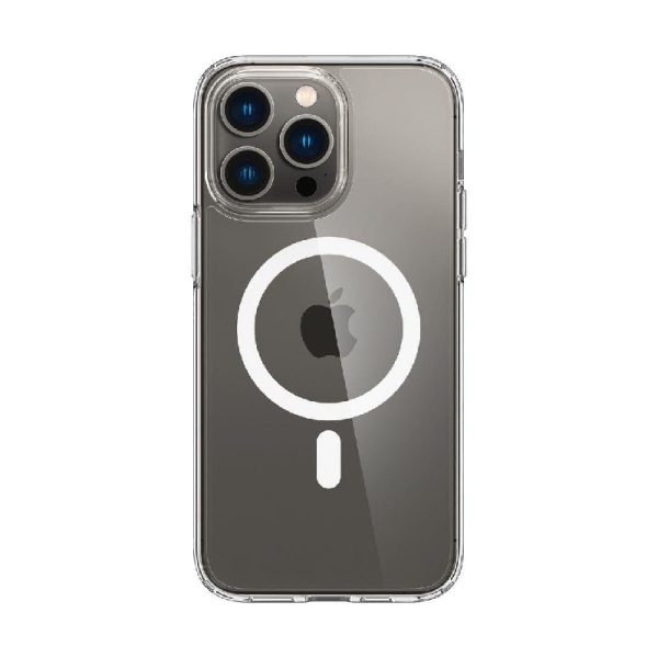 Ovitek Spigen Ultra Hybrid MagSafe White iPhone 14 Pro Max Prozoren