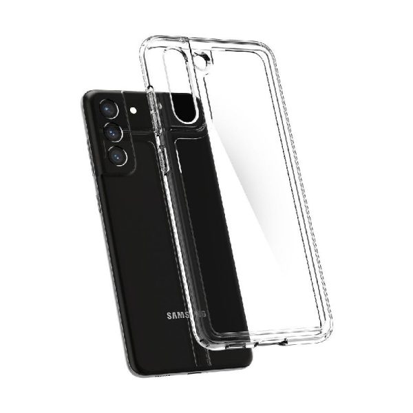 Ovitek Spigen Ultra Hybrid za Samsung Galaxy S21 FE - prozorna