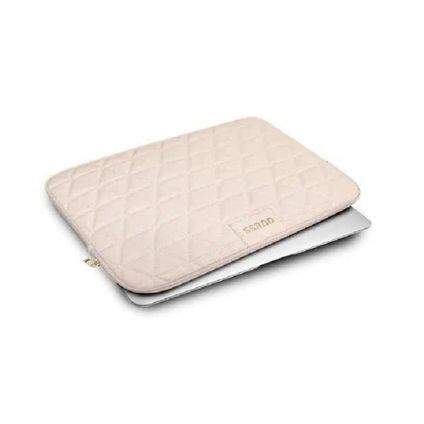 Torbica GUESS za prenosnik 13" pink Quilted Roza