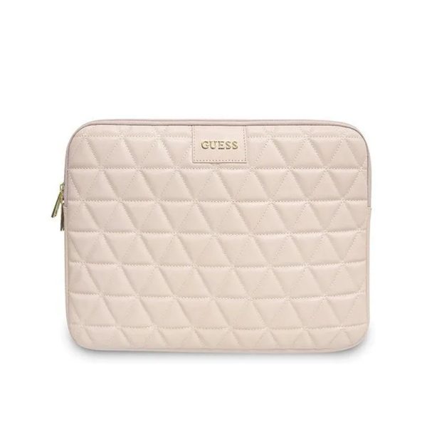 Torbica GUESS za prenosnik 13" pink Quilted Roza