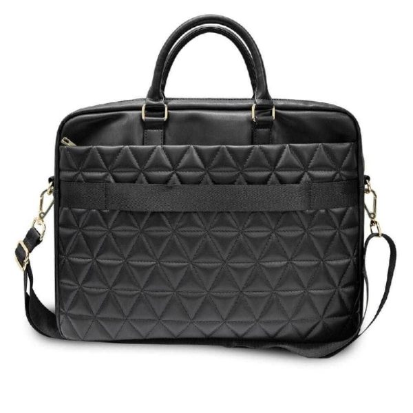 Torbica GUESS za prenosnik 15"/16" Black Quilted Črna