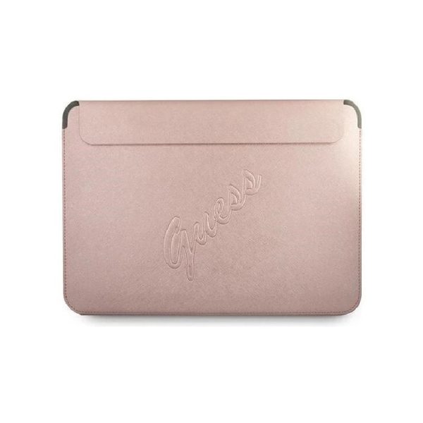 Torbica GUESS za prenosnik GUCS13PUSASPI 13" Pink Saffiano Script Roza