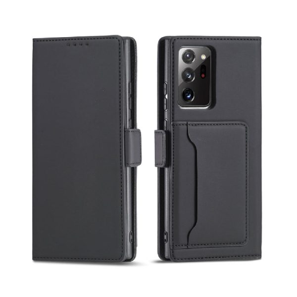 Magnetna preklopna torbica Magnet Case Samsung S22 Ultra Črna