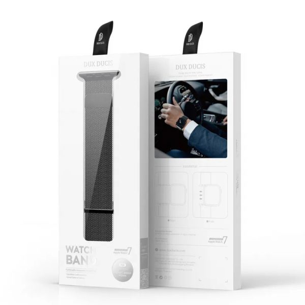 Pašček za pametno uro Apple 2/3/4/5/6/7/SE (42/44/45 MM) Dux Ducis Black