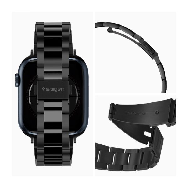 Pašček Spigen Modern Fit za Apple Watch pametno uro 49/45/44/42 mm črna