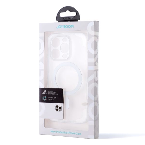 Joyroom 14D prozoren ovitek za iPhone 14 Plus z MagSafe