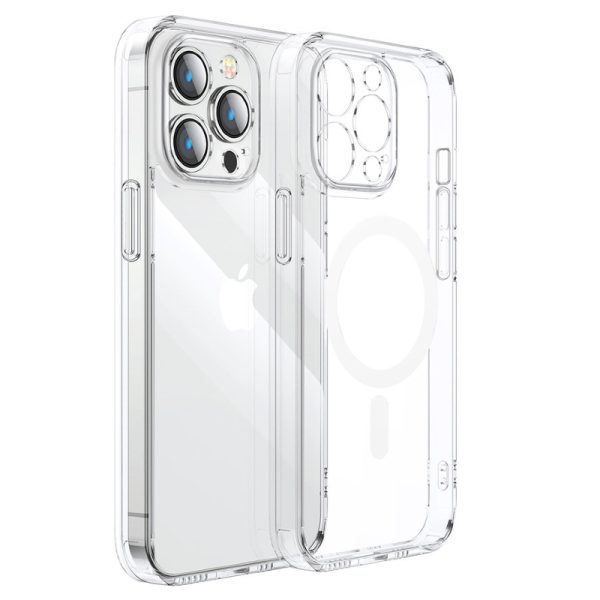 Joyroom 14D prozoren ovitek za iPhone 14 Plus z MagSafe