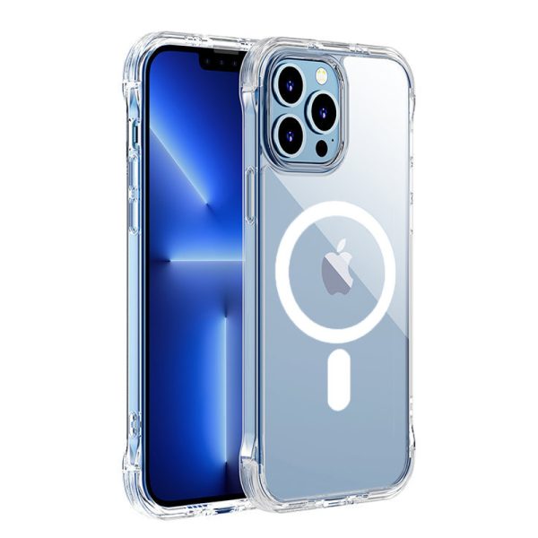 Joyroom Defender prozoren ovitek za iPhone 13 pro max z MagSafe